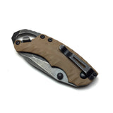Kershaw Shuffle 2 Tan EDC folding knife with bottle opener closed