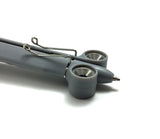 Baliyo Balisong Pen Gray Closed Close up