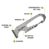 Nite-Ize DoohicKey EDC Keychain Pocket Tool with Gate-clip Features