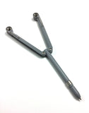 Baliyo Balisong Pen Gray Fully Open