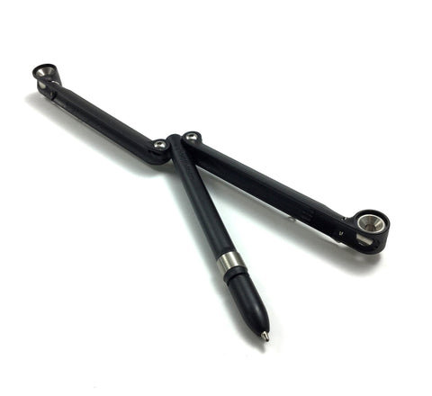 Baliyo Balisong Pen Black open