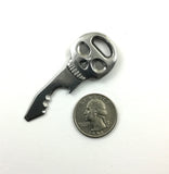 DoohicKey Skull Key EDC keychain tool size comparison
