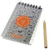 UST waterproof notepad with pencil