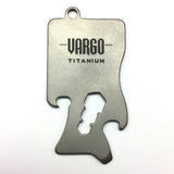 Vargo Titanium EDC Keychain pocket multi tool